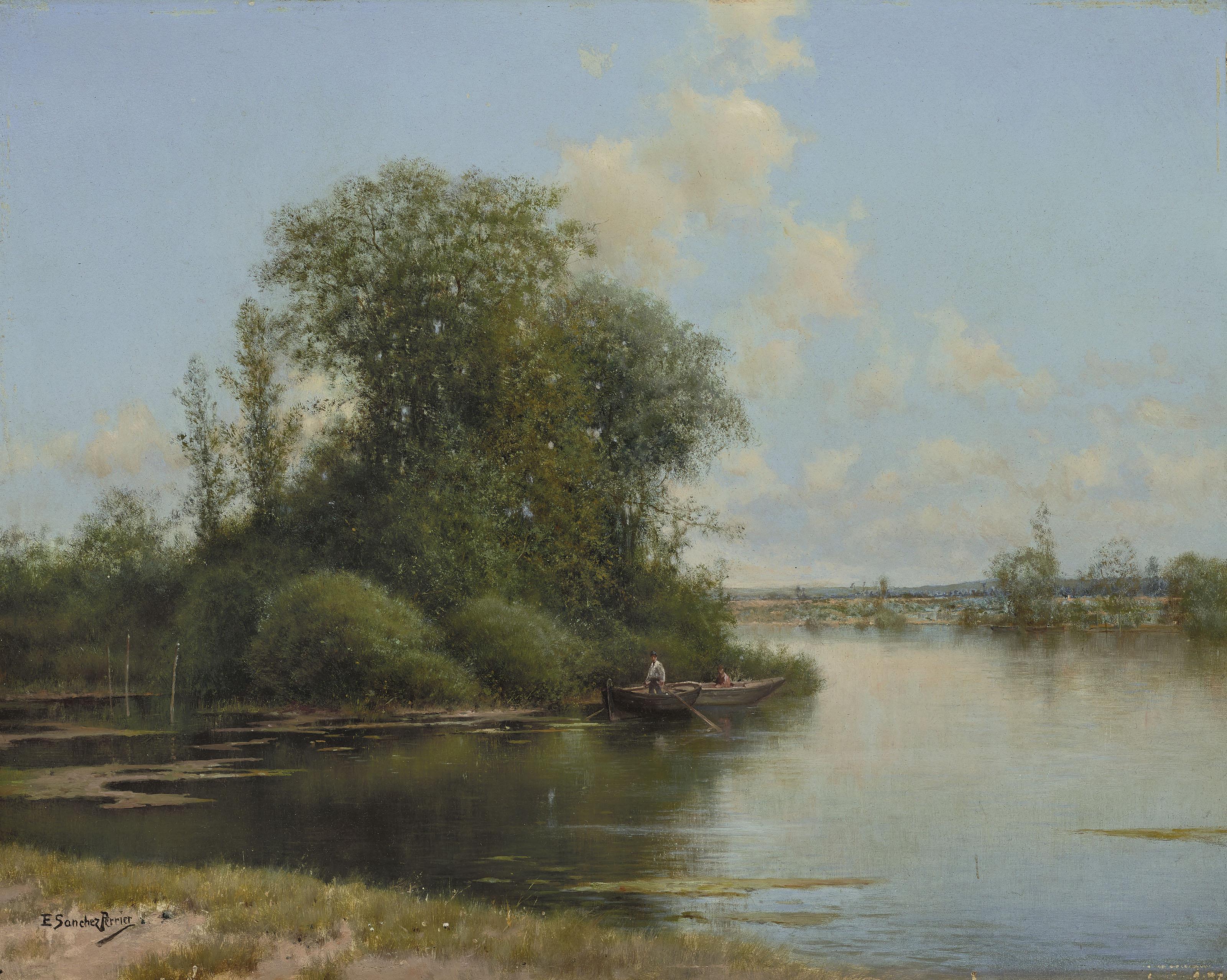 Emilio Sánchez Perrier - On the Pond