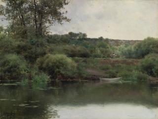 Emilio Sánchez Perrier - Spanish a Riverbank In Poissy