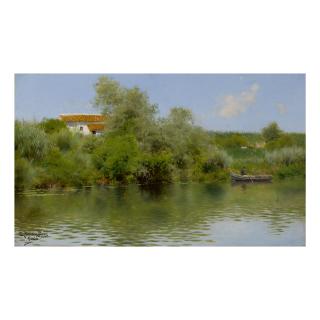 Emilio Sánchez Perrier - The River At Alcalà