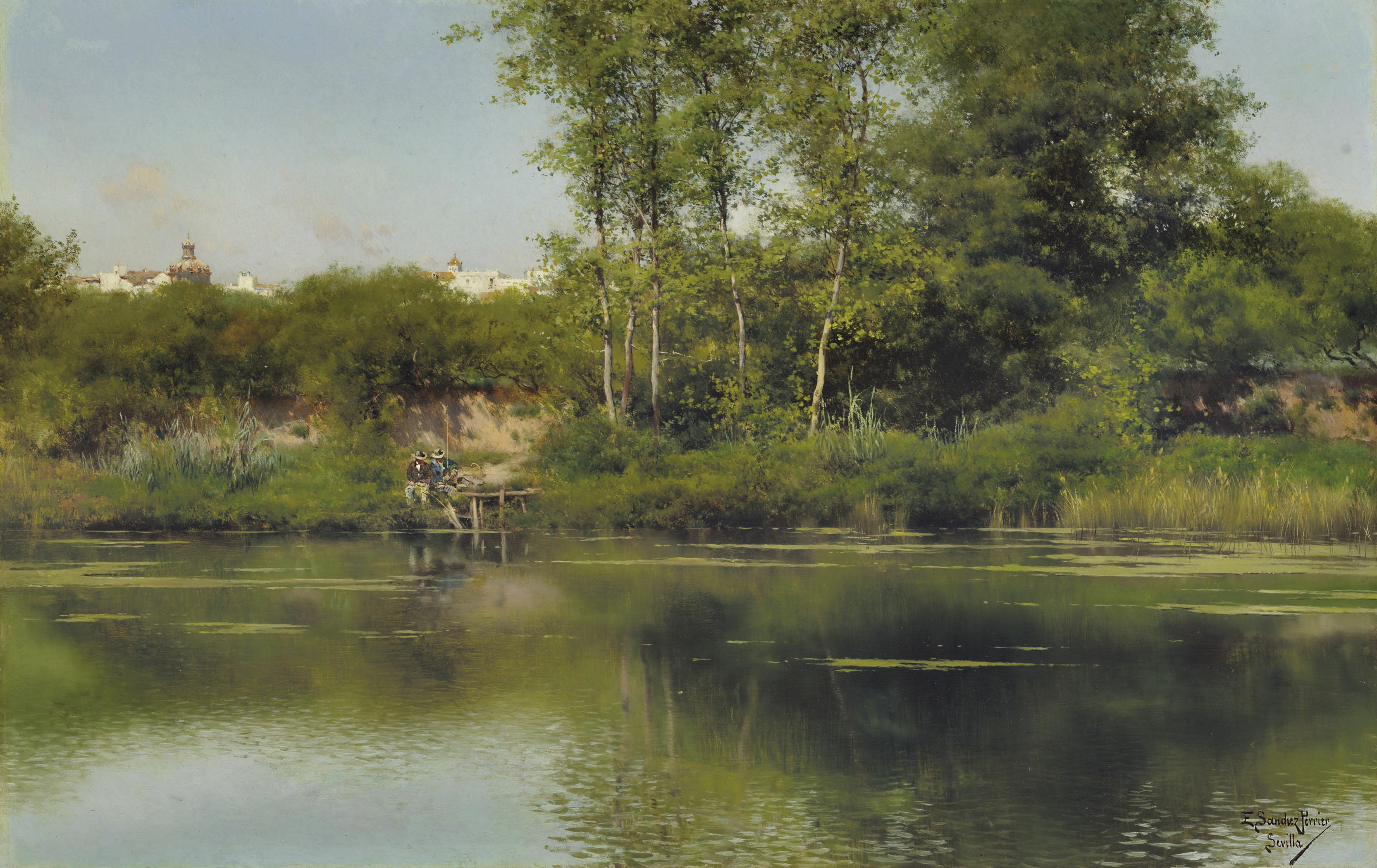 Emilio Sánchez Perrier - Two Fishermen