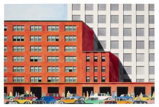 Emilio Sánchez - Untitled (Cityscape)