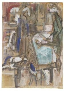 Emilio Vedova - Interno di Povera Gente (Interior of Poor People)