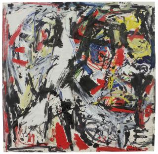 Emilio Vedova - Untitled (Bozzetto per fazzoletto)