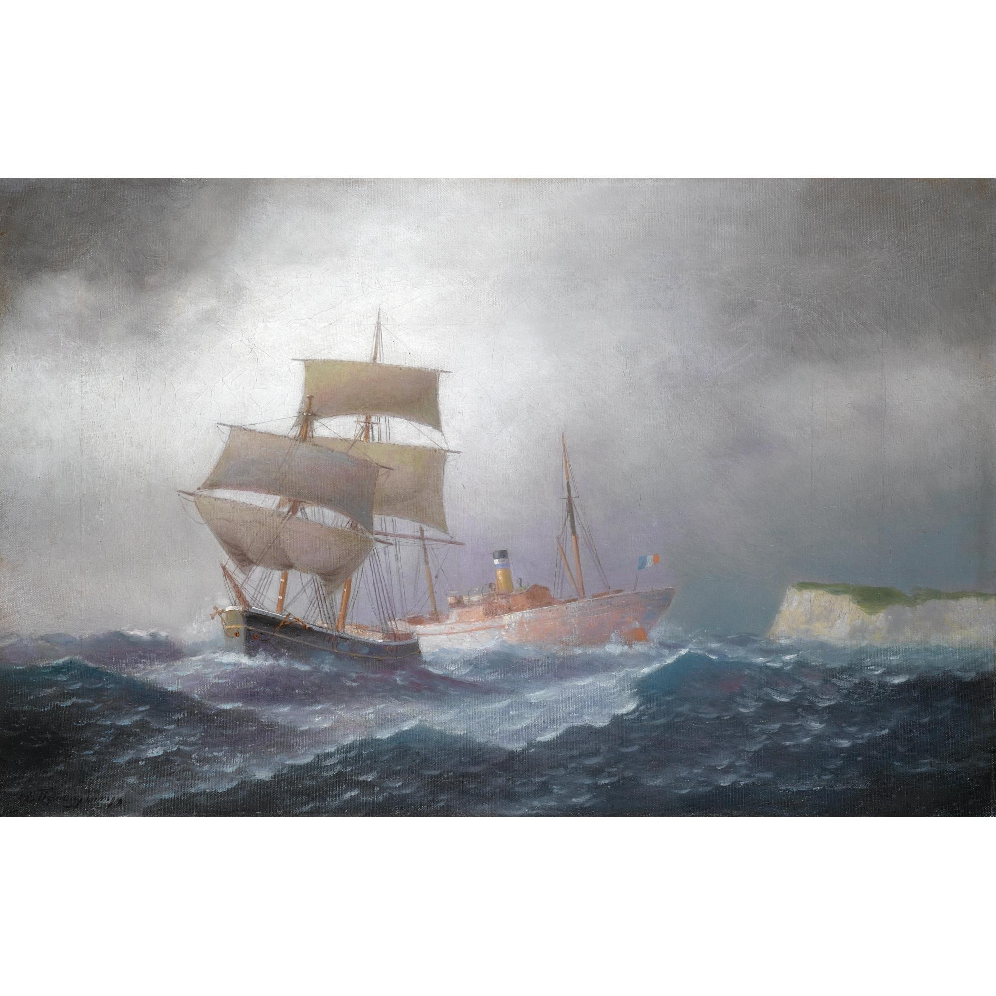 Emilios Prosalentis - Boats At Sea