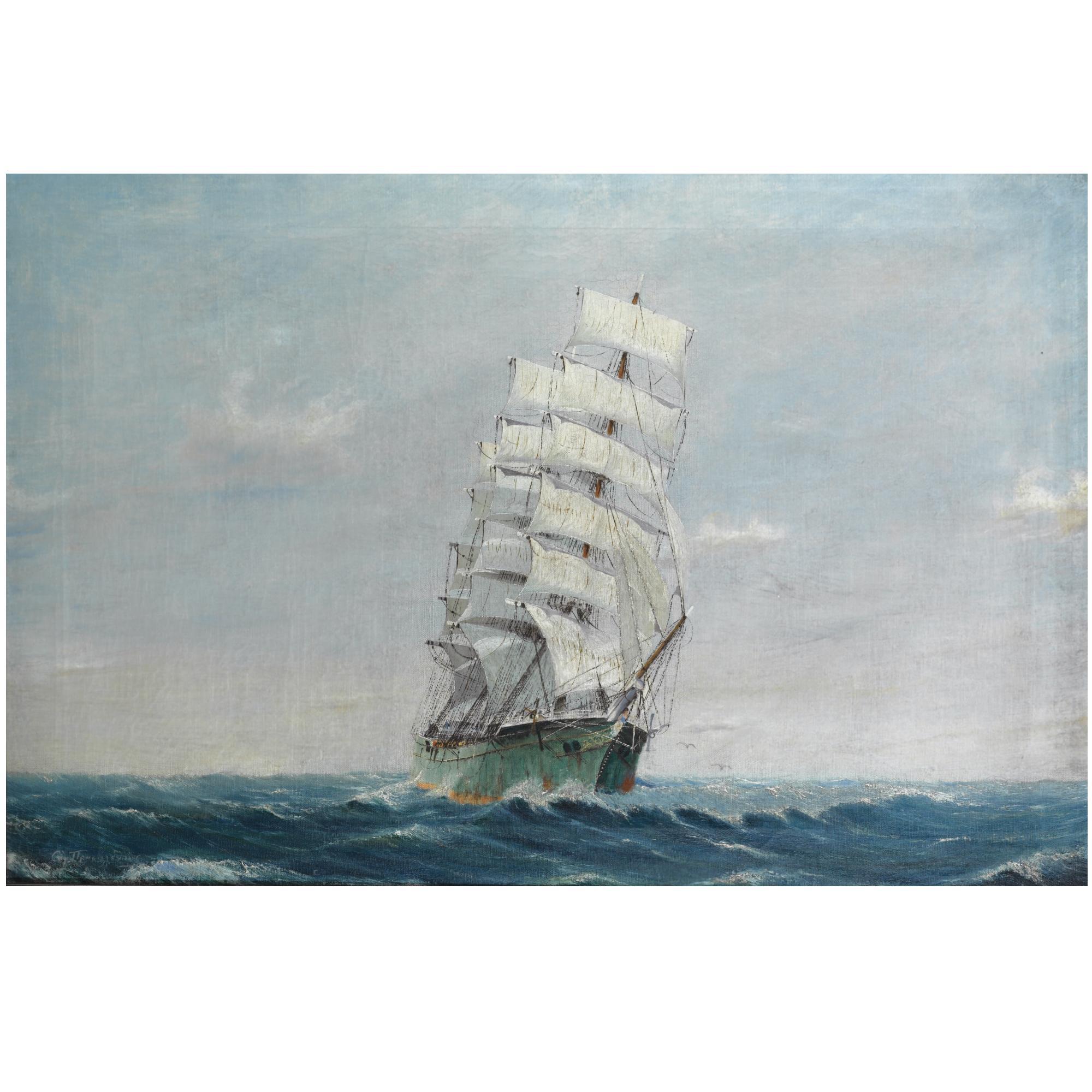 Emilios Prosalentis - Greek A Full-Rigged Ship