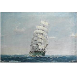 Emilios Prosalentis - Greek A Full-Rigged Ship