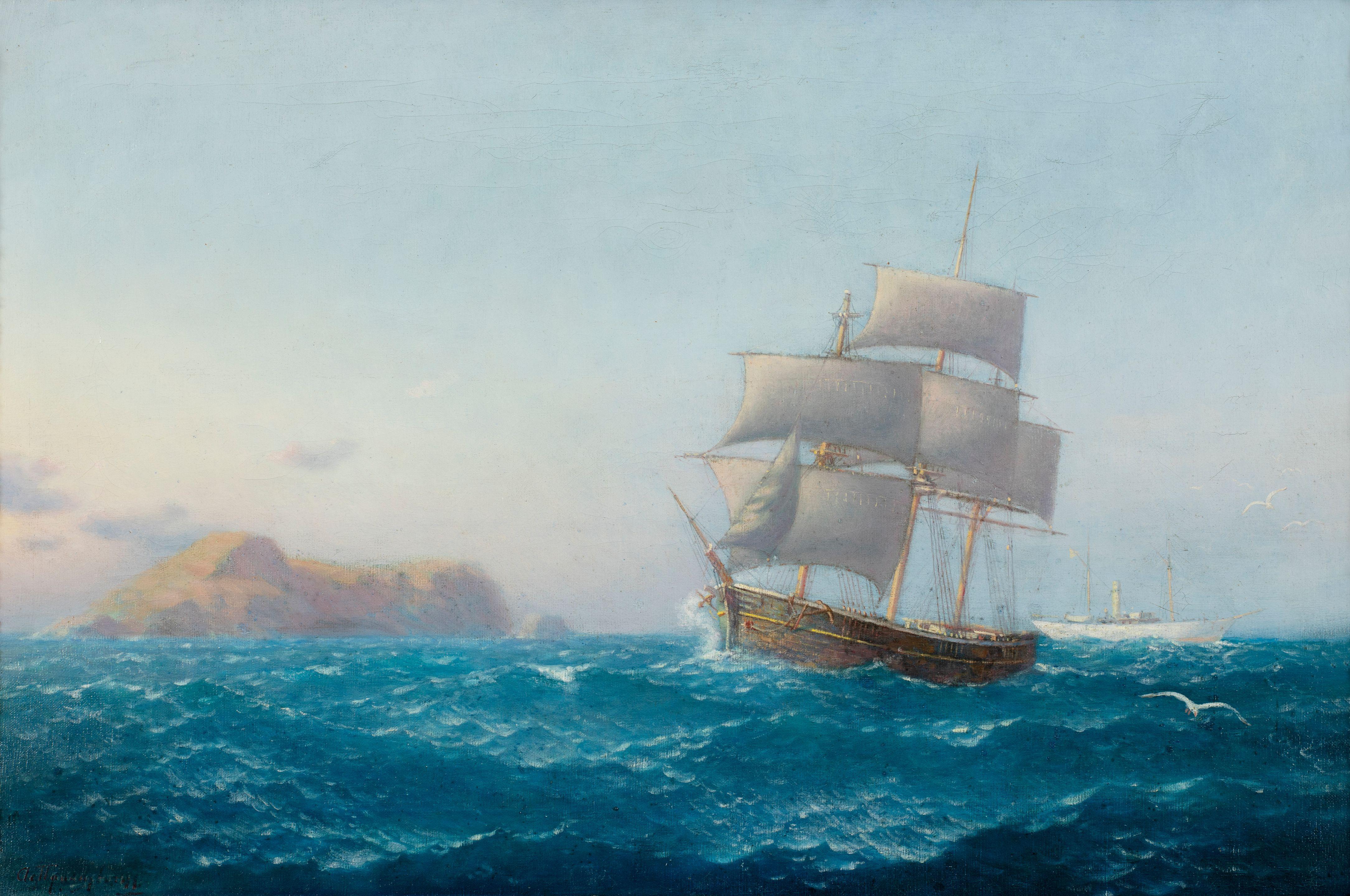 Emilios Prosalentis - Naviguer au levé du jour