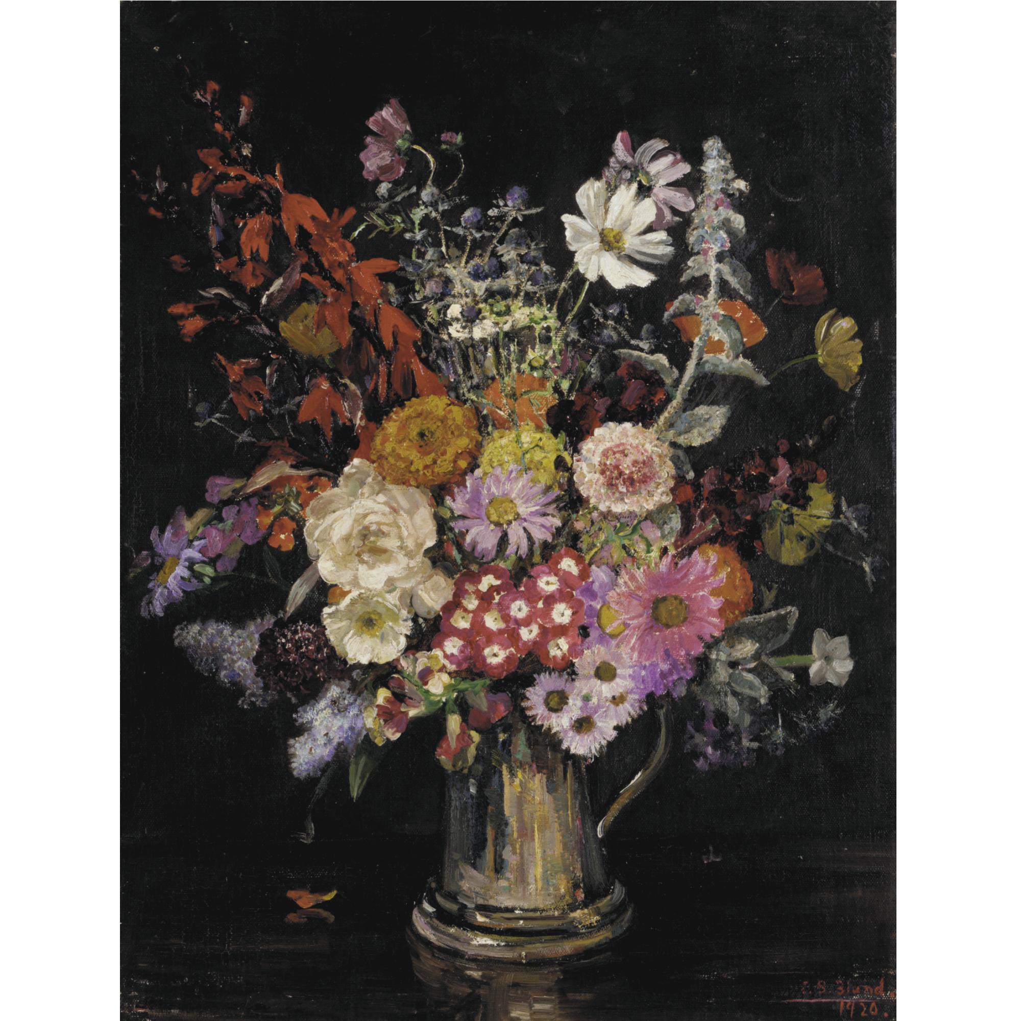 Emily Beatrice Bland - Flowers In A Tankard