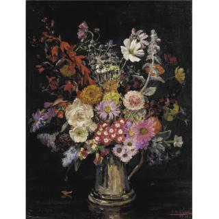Emily Beatrice Bland - Flowers In A Tankard