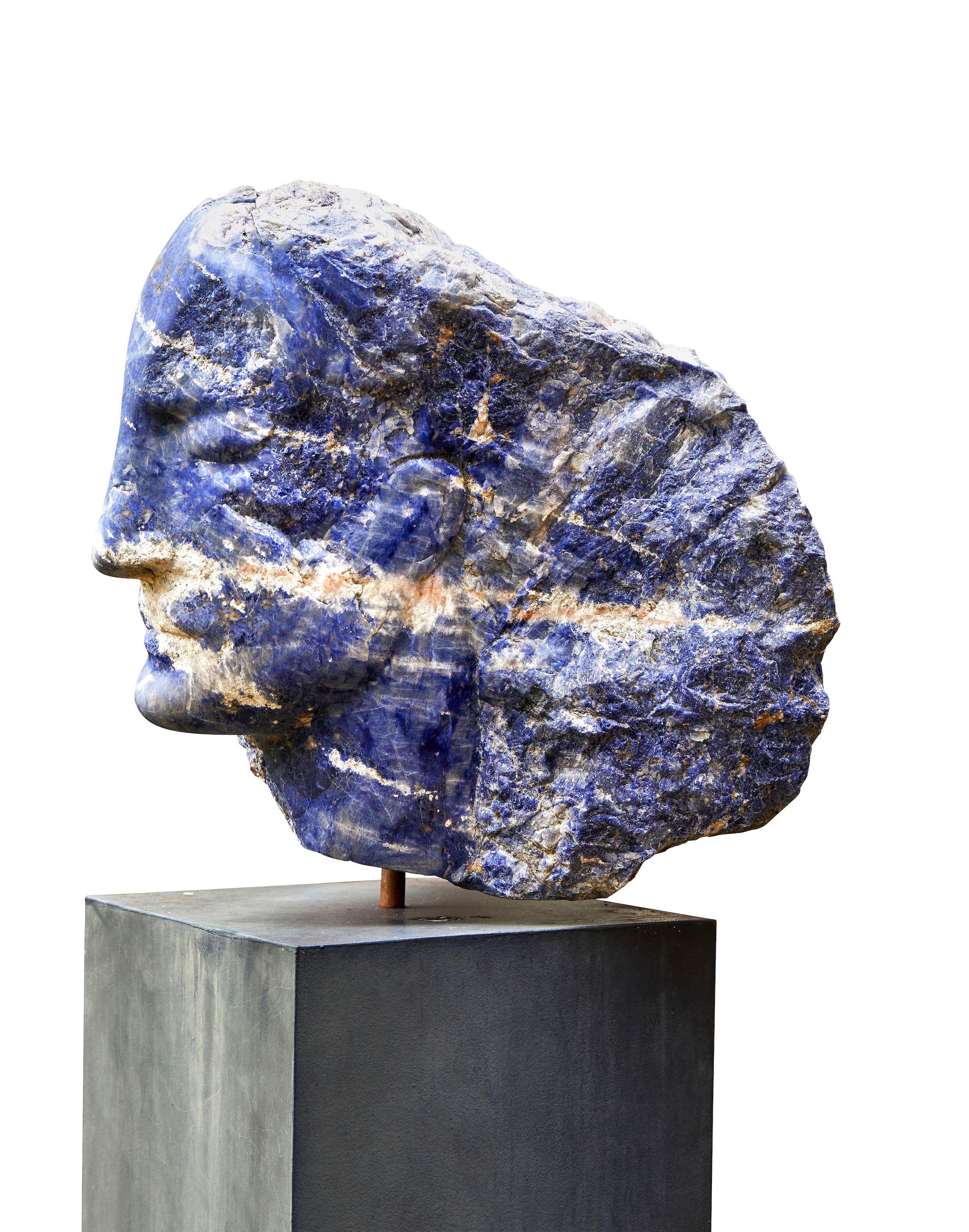 Emily Young - Blue Angel Head