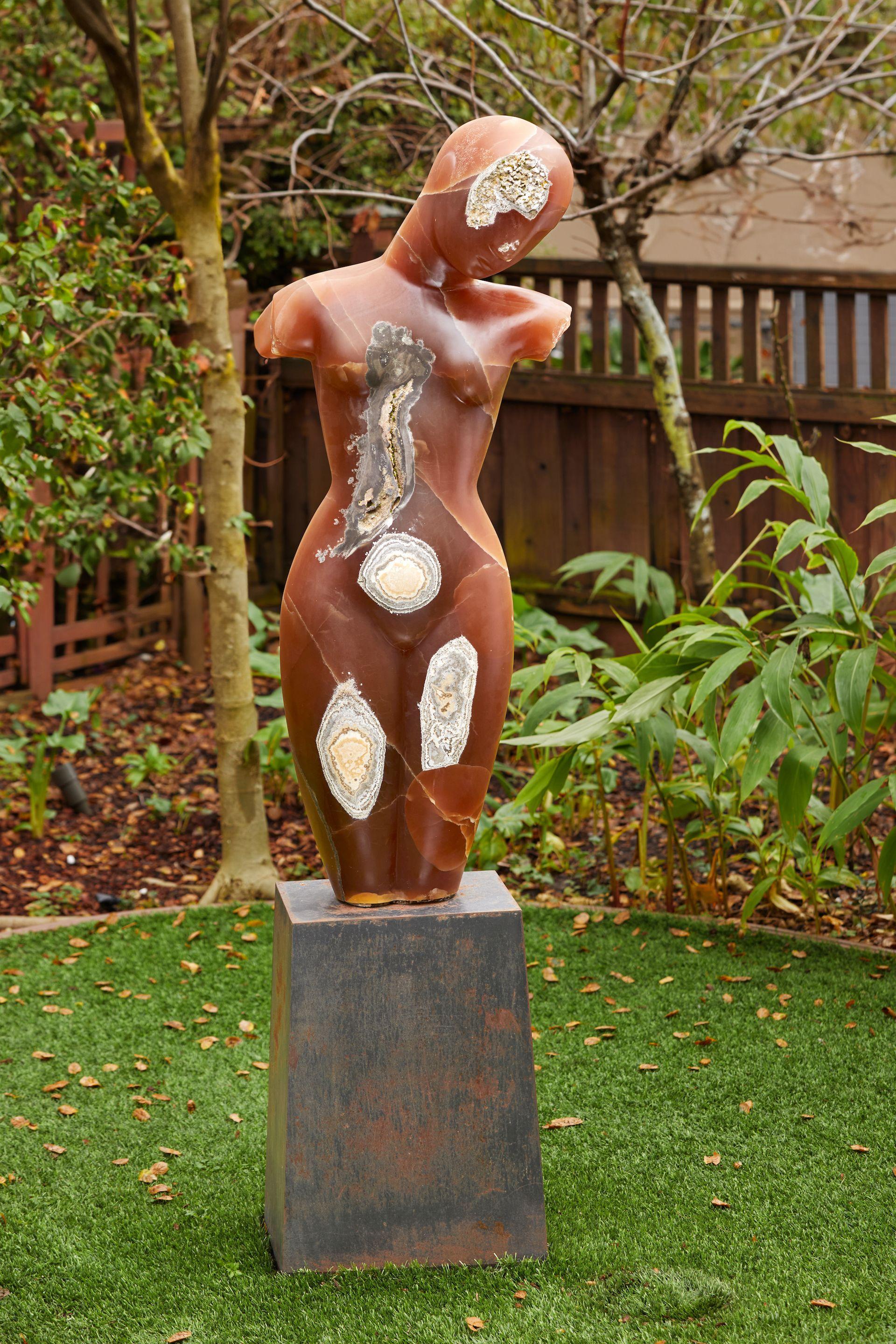 Emily Young - Fertility Torso with Head