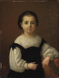 Emma Adele Blanche Roslin - Portrait de Marie Blanche enfant (1861 - 1941)