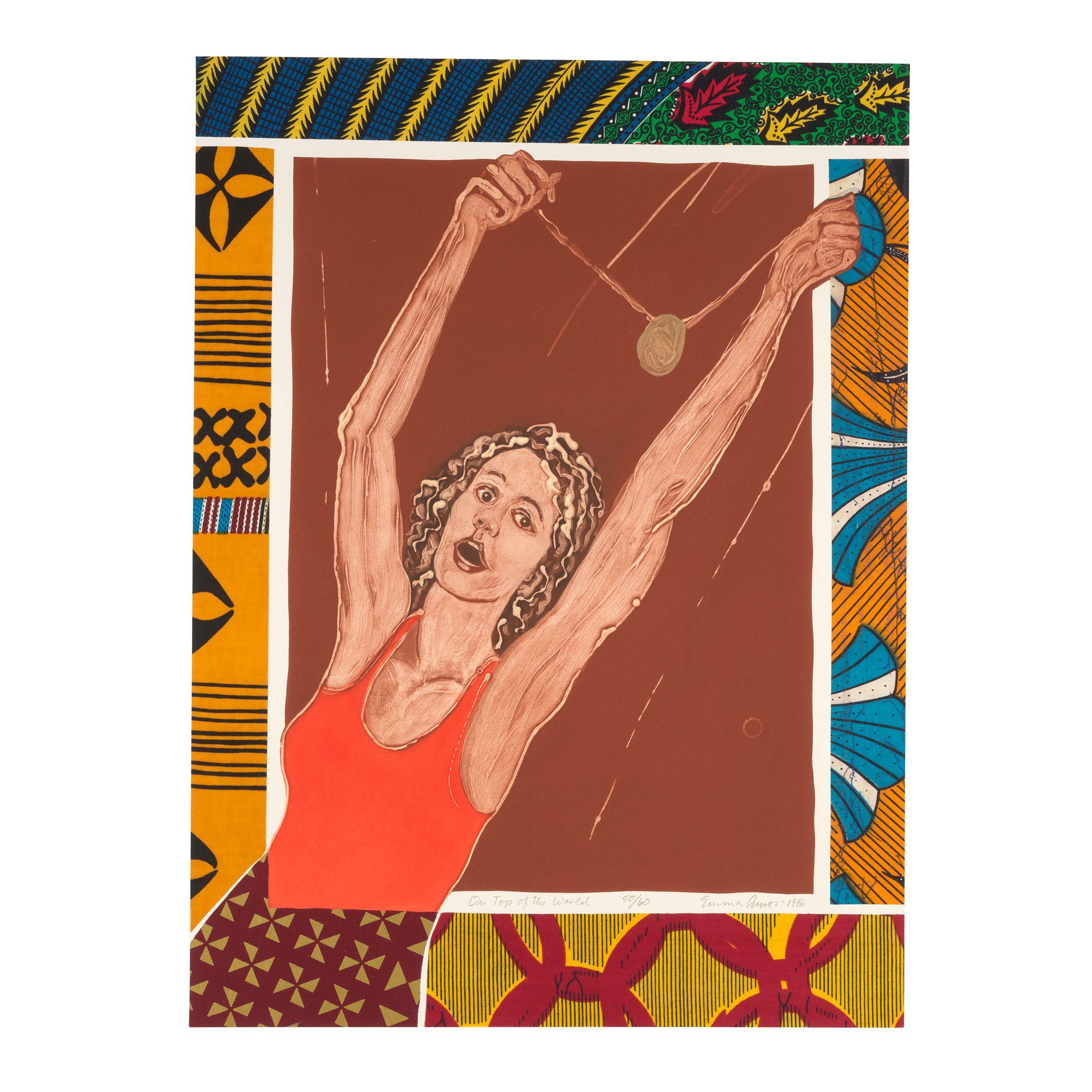 Emma Amos - On Top of the World