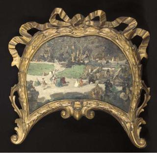 Emma Ciardi - Gente elegante nel giardino