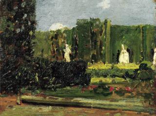 Emma Ciardi - Giardino nell\'antica villa