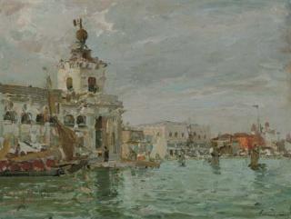 Emma Ciardi - Punta della Dogana, Venice