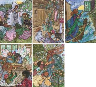 Emma Florence Harrison - Illustrations for In the Fairy Ring (five illustrated)