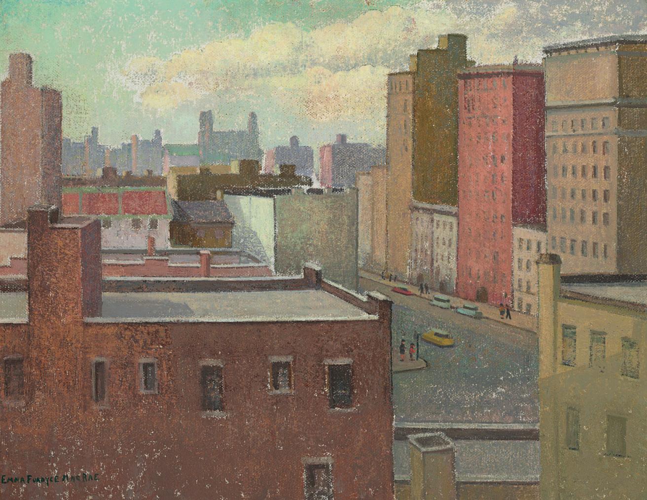 Emma Fordyce MacRae - New York From My Window