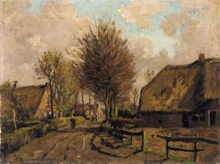 Emma Lampert Cooper - A Lane In Holland; And By The Stove:  Two Works