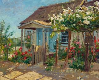 Emma Lampert Cooper - A Mexican Cottage, California and The Rose Vine (a group of two)