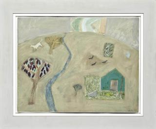 Emma McClure - White horse and three cows