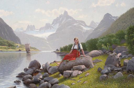 Emma Pastor Normann - A beauty on the banks of a Norwegian fjord