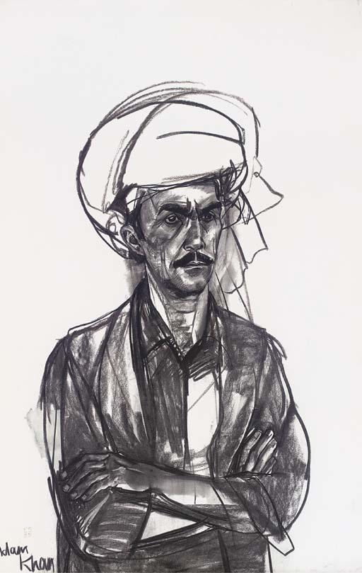 Emma Sergeant - Portrait of Adam Khan
