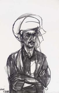 Emma Sergeant - Portrait of Adam Khan