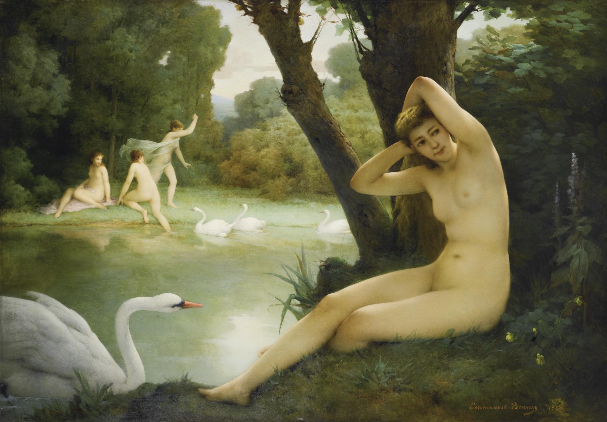 Emmanuel Benner - French leda Et Le Cygne