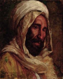 Emmanuel de Dieudonné - An Arab Gentleman, head and shoulders