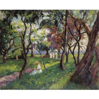 Emmanuel De La Villéon - La Famille Au Parc De Salvar Nièvre