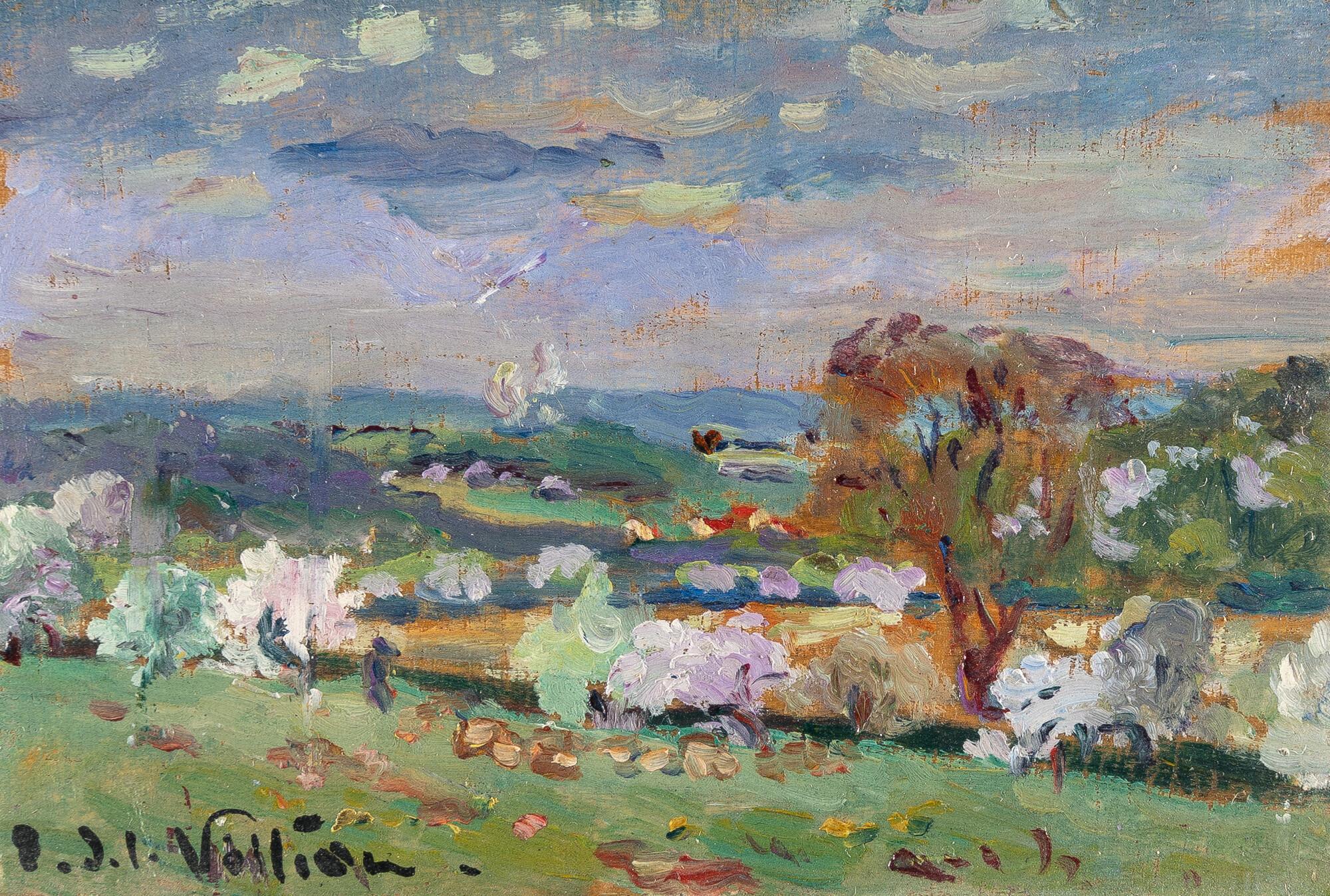 Emmanuel de La Villéon - Studie einer Frühlingslandschaft