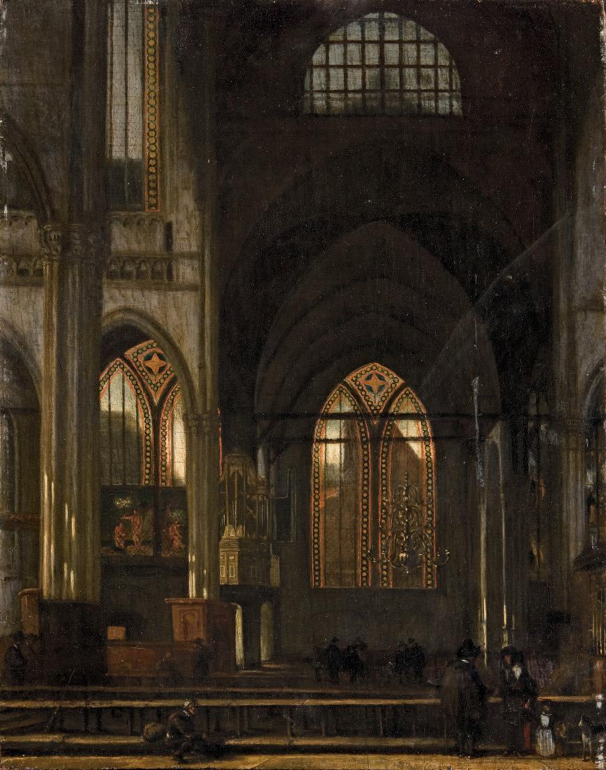 Emmanuel De Witte - Le Transept De La Oude Kerk À Amsterdam