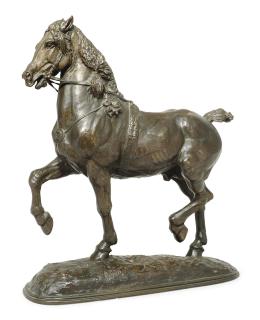 Emmanuel Fremiet - Trotting horse