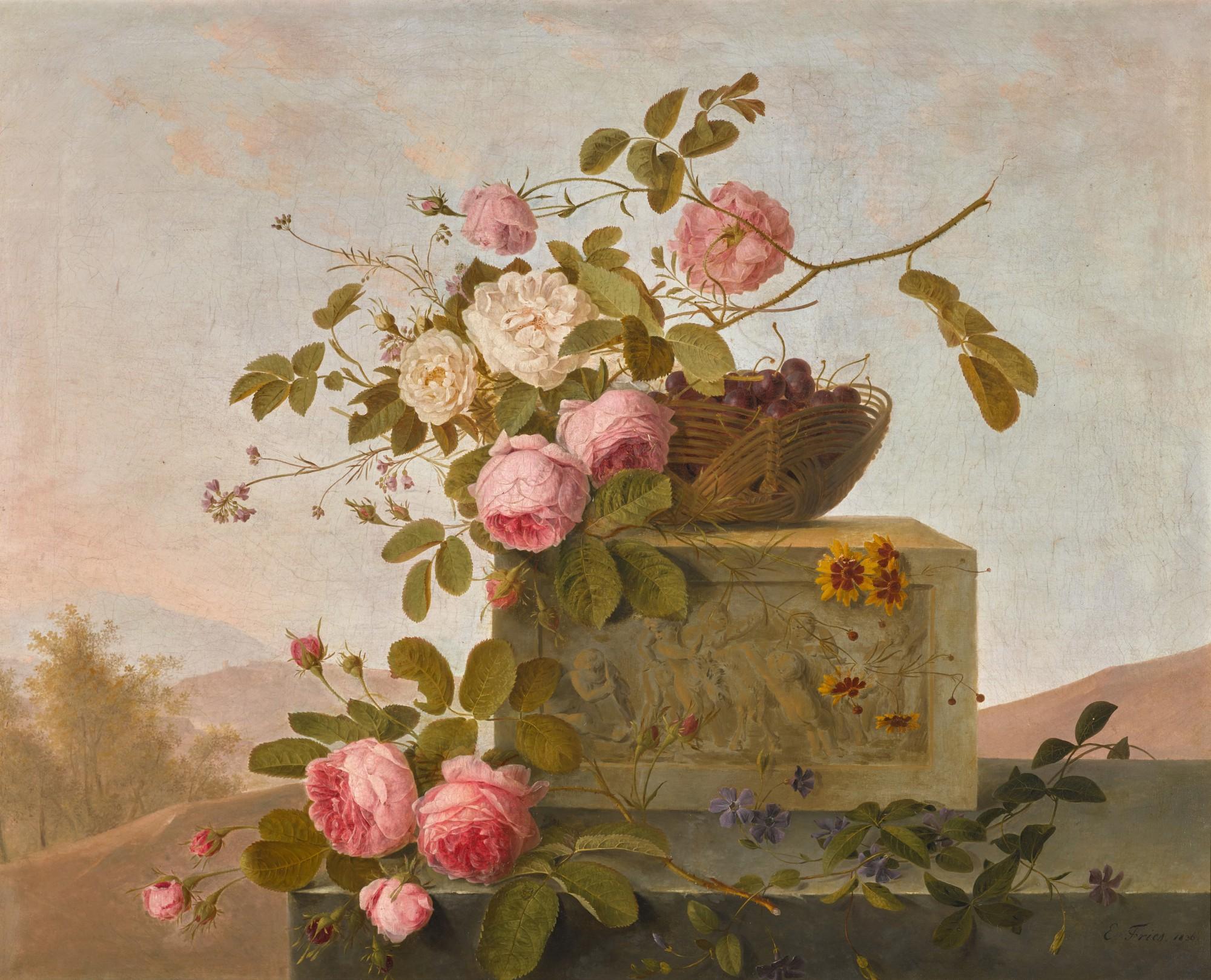 Emmanuel Fries - Roses On A Classical Ledge