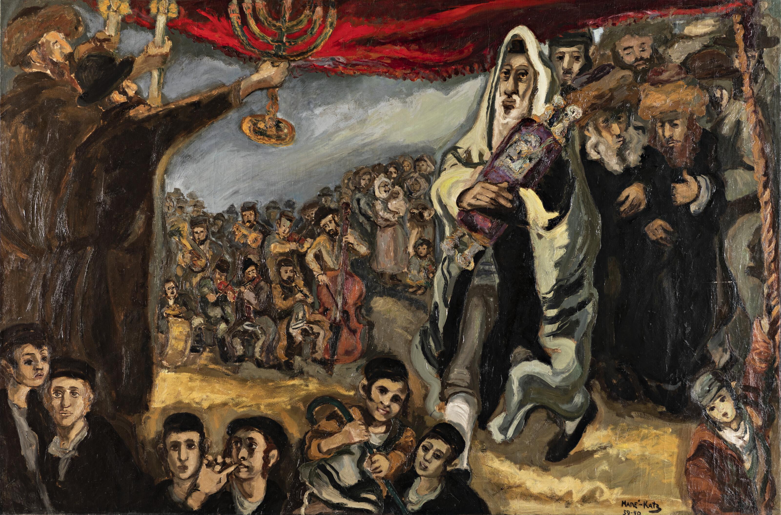 Emmanuel Mané-Katz - The Torah