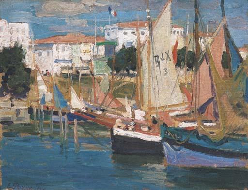 Emmanuel Phillips Fox - French Fishing Boats
