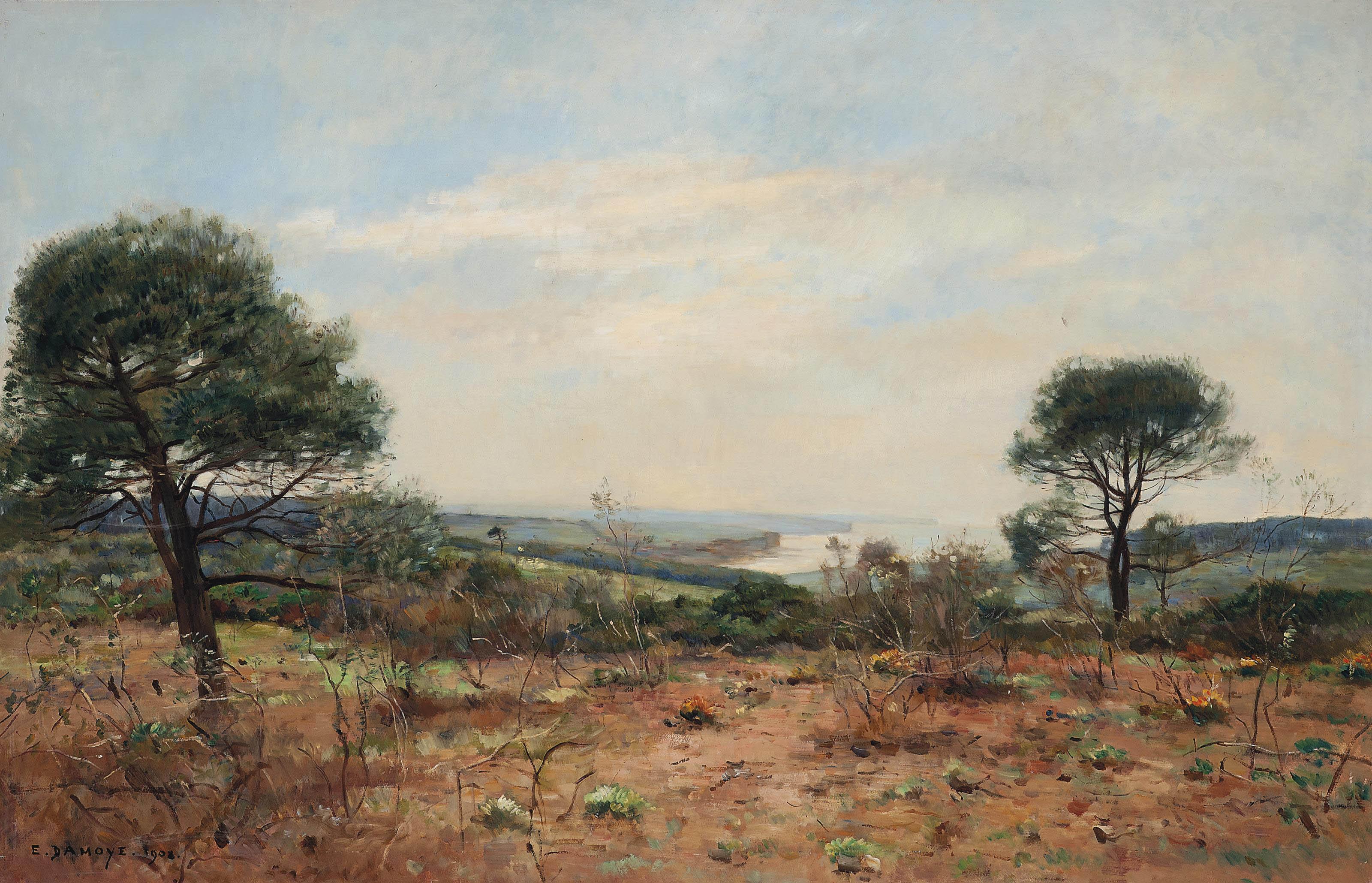 Emmanuel Pierre Alphonse Damoye - Un Paysage