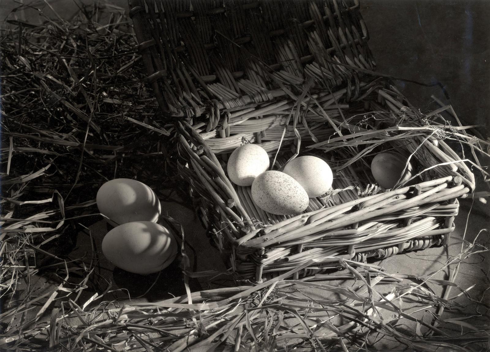 Emmanuel Sougez - Eier im Stroh