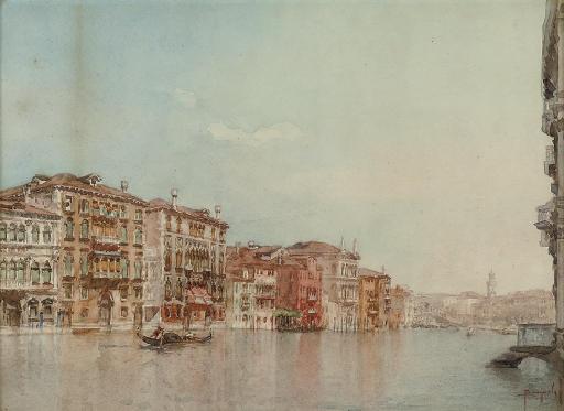 Emmanuele Brugnoli - View Of The Grand Canal, Venice