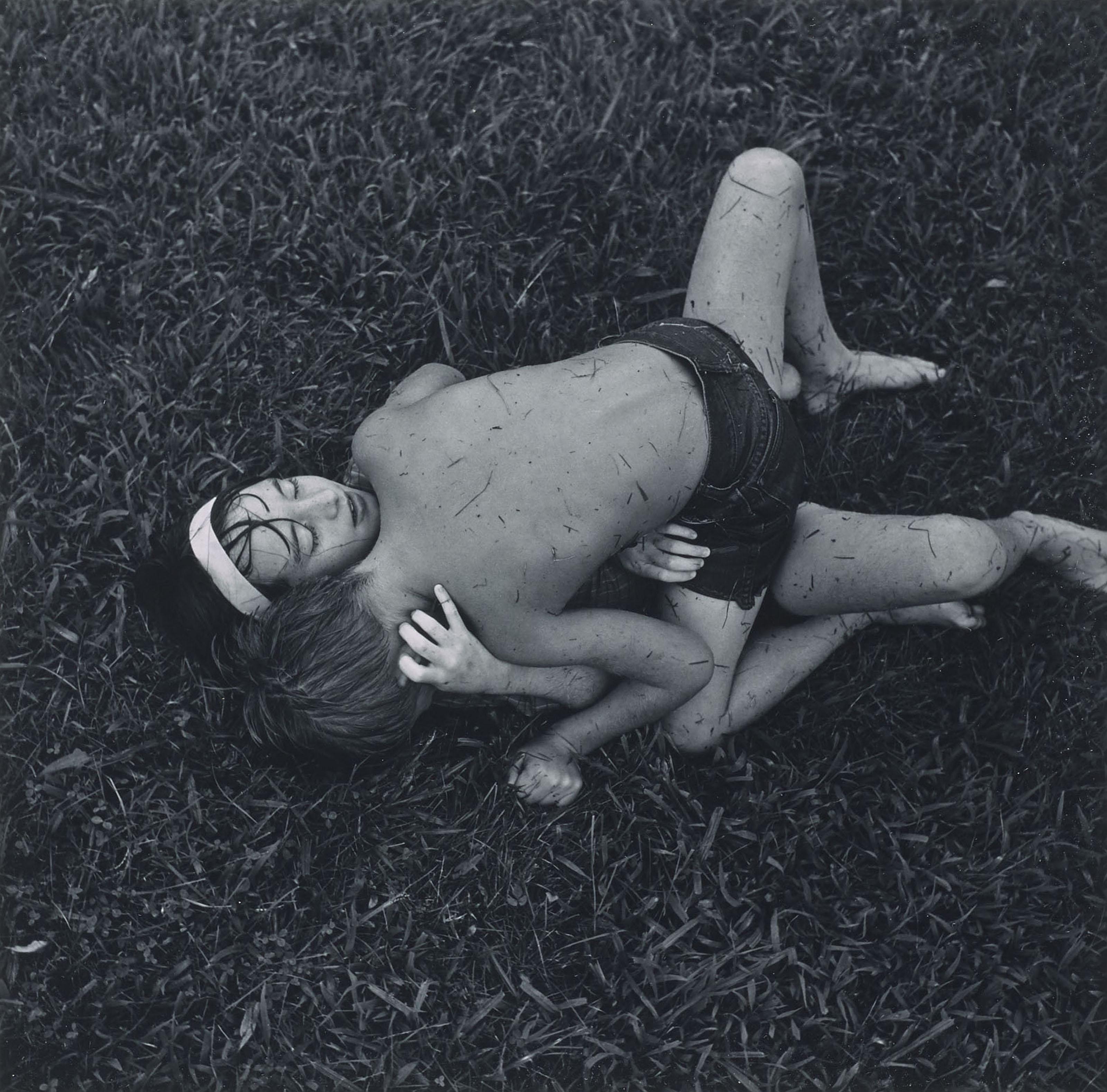 Emmet Gowin - Nancy and Dwayne, Danville, Virginia, 1970