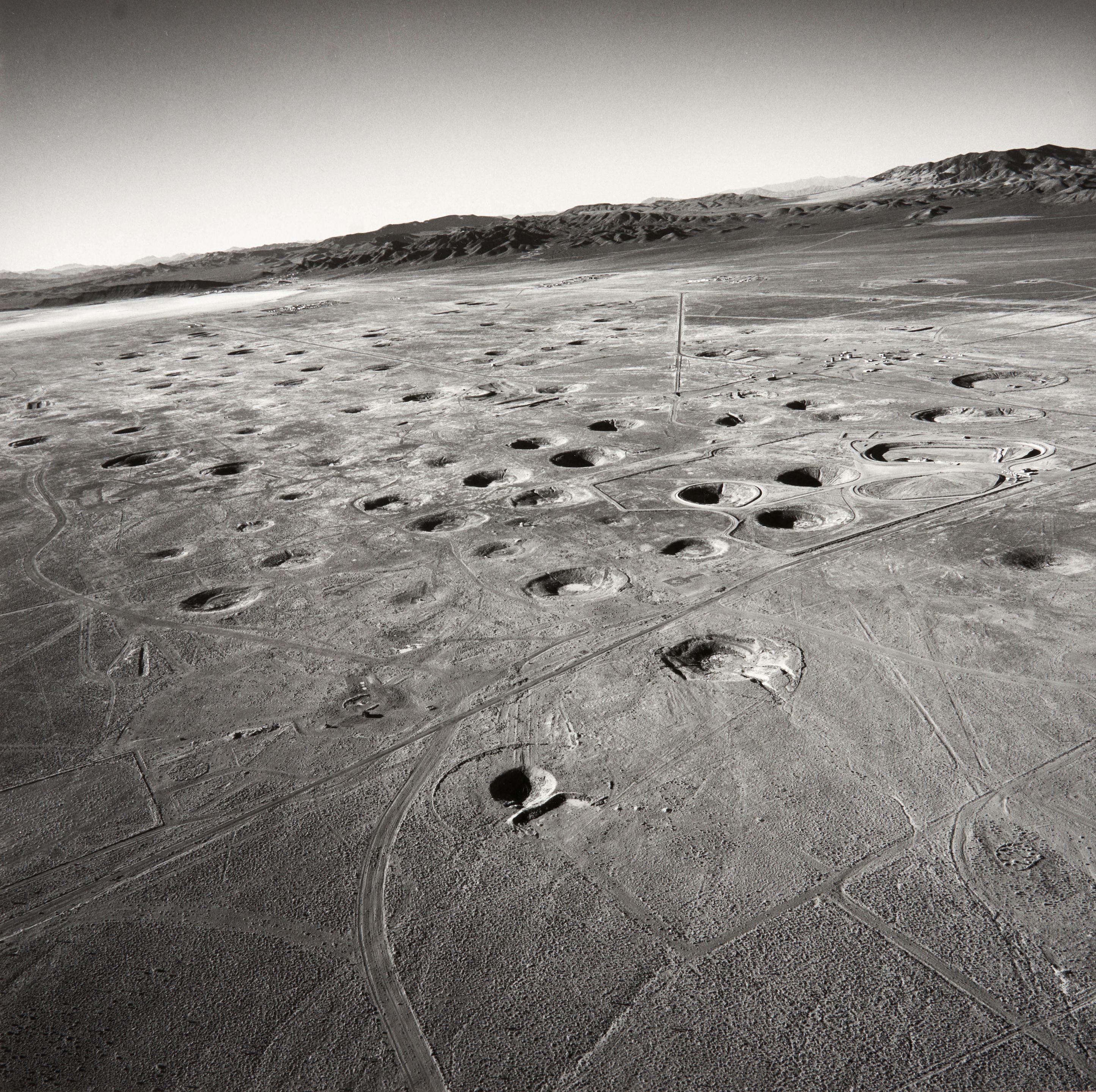 Emmet Gowin - Subsidence Craters on Yucca Flat, Nevada Test Site