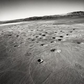 Emmet Gowin - Subsidence Craters on Yucca Flat, Nevada Test Site