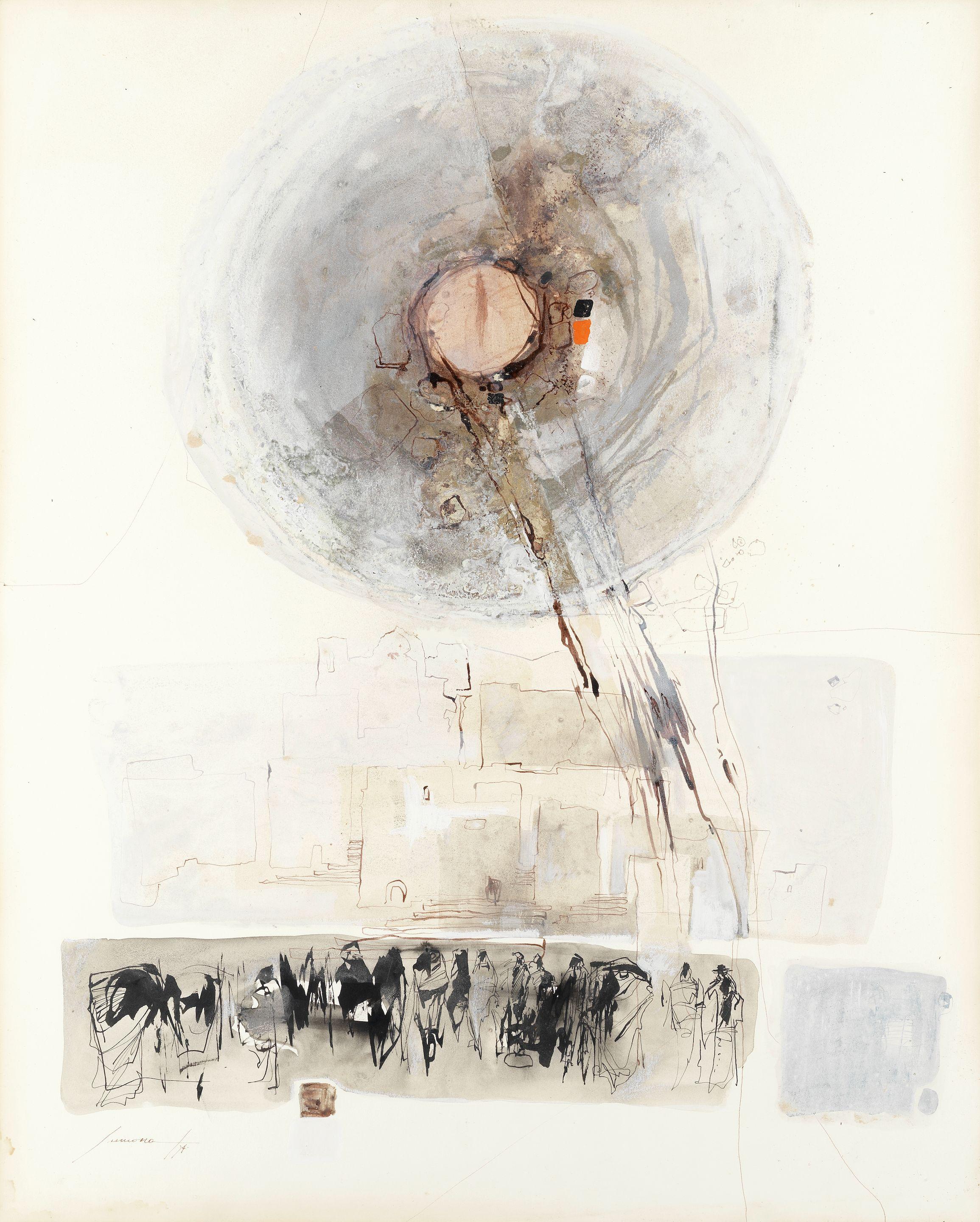 Emvin Cremona - Urban Landscape Under A Turbulent Sky