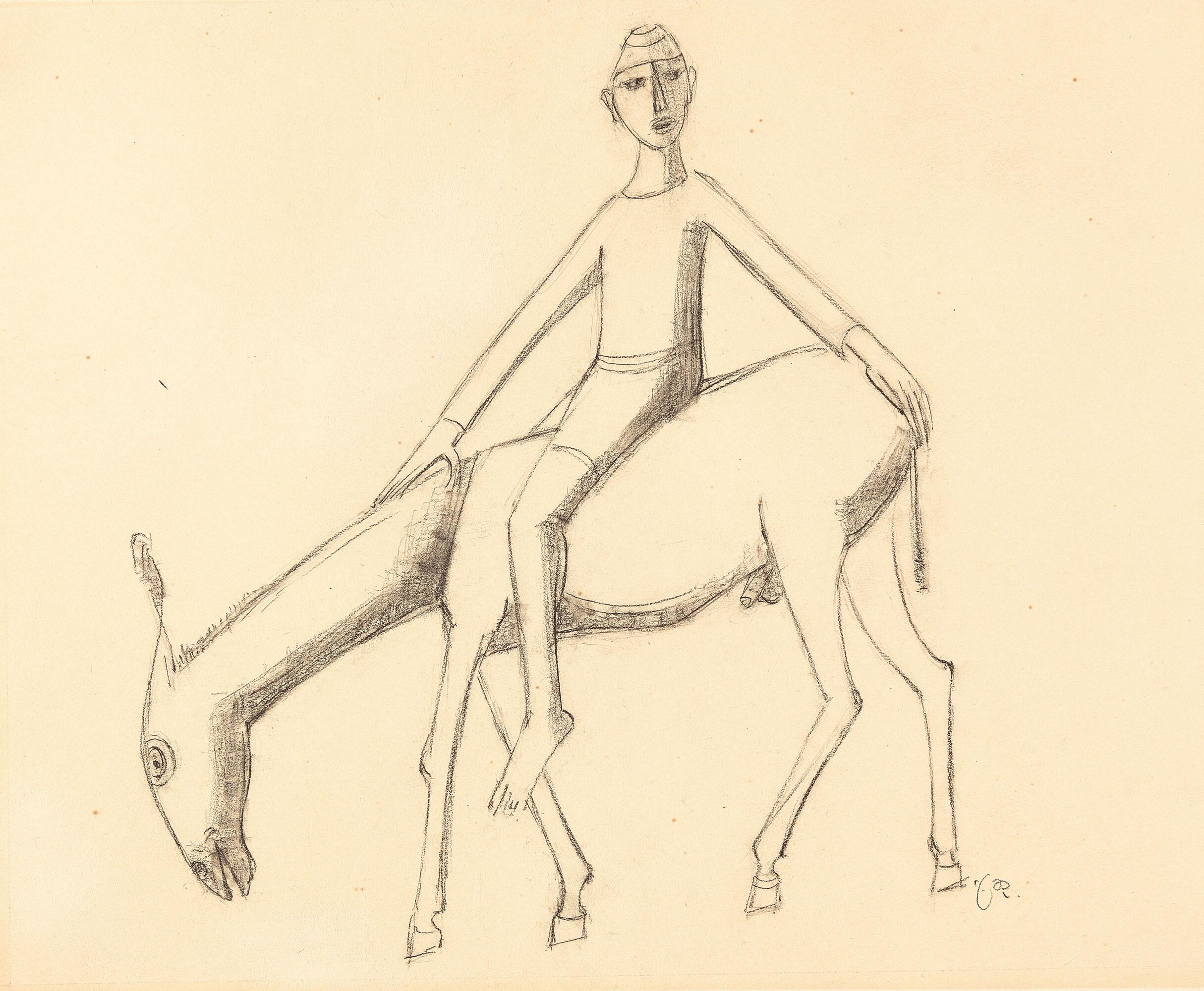 Emy Roeder - Eselreiter.