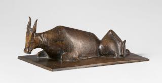 Emy Roeder - Ruhende Kuh mit Kalb