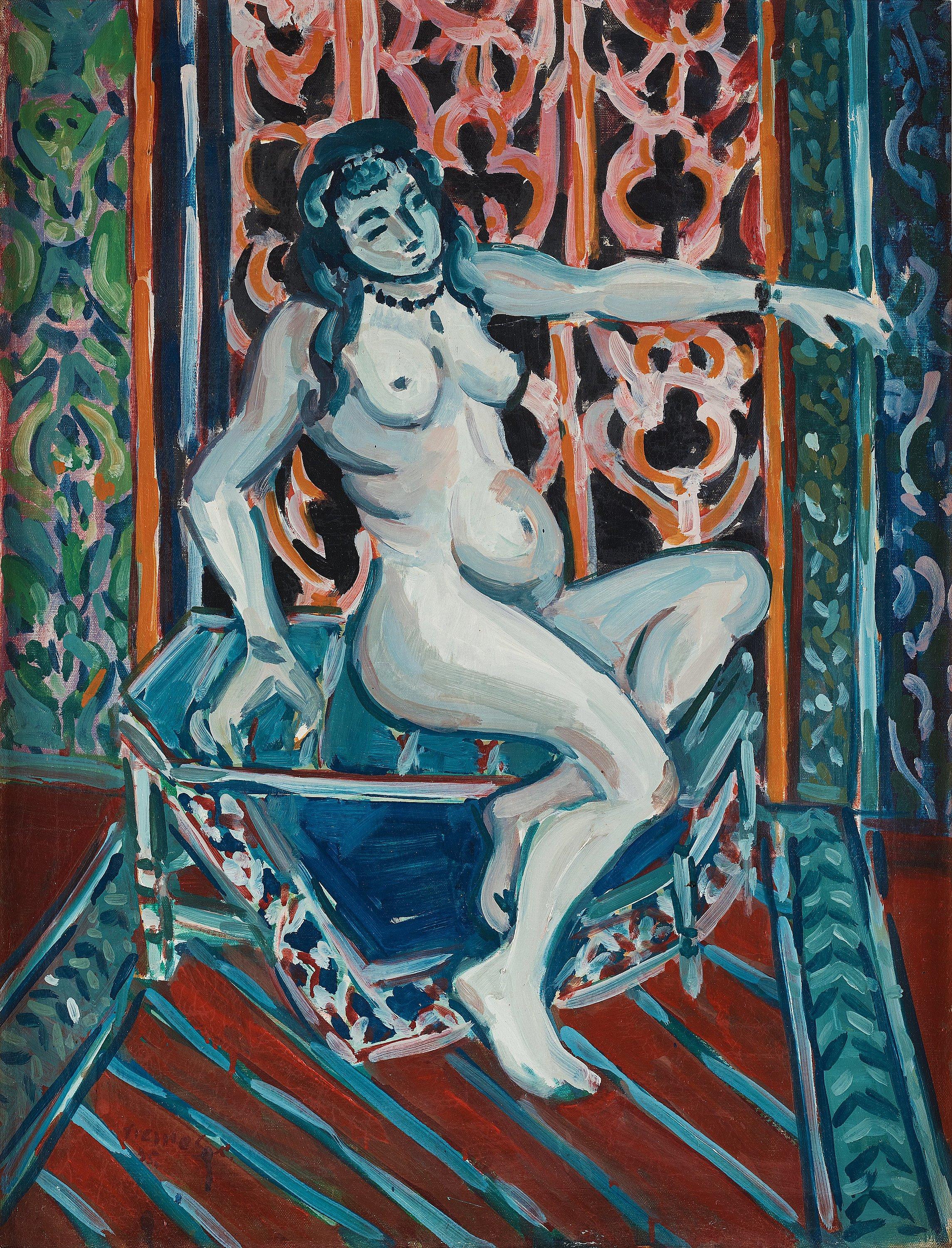 Endre Nemes - Seated woman.