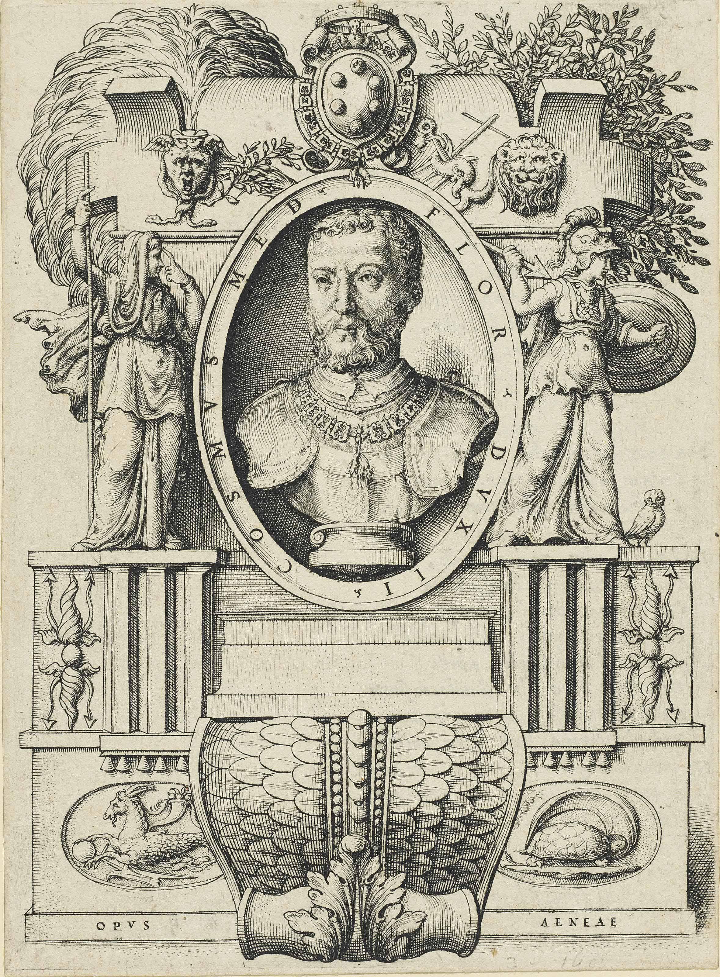 Enea Vico - A Collection Of Portraits And One Medal