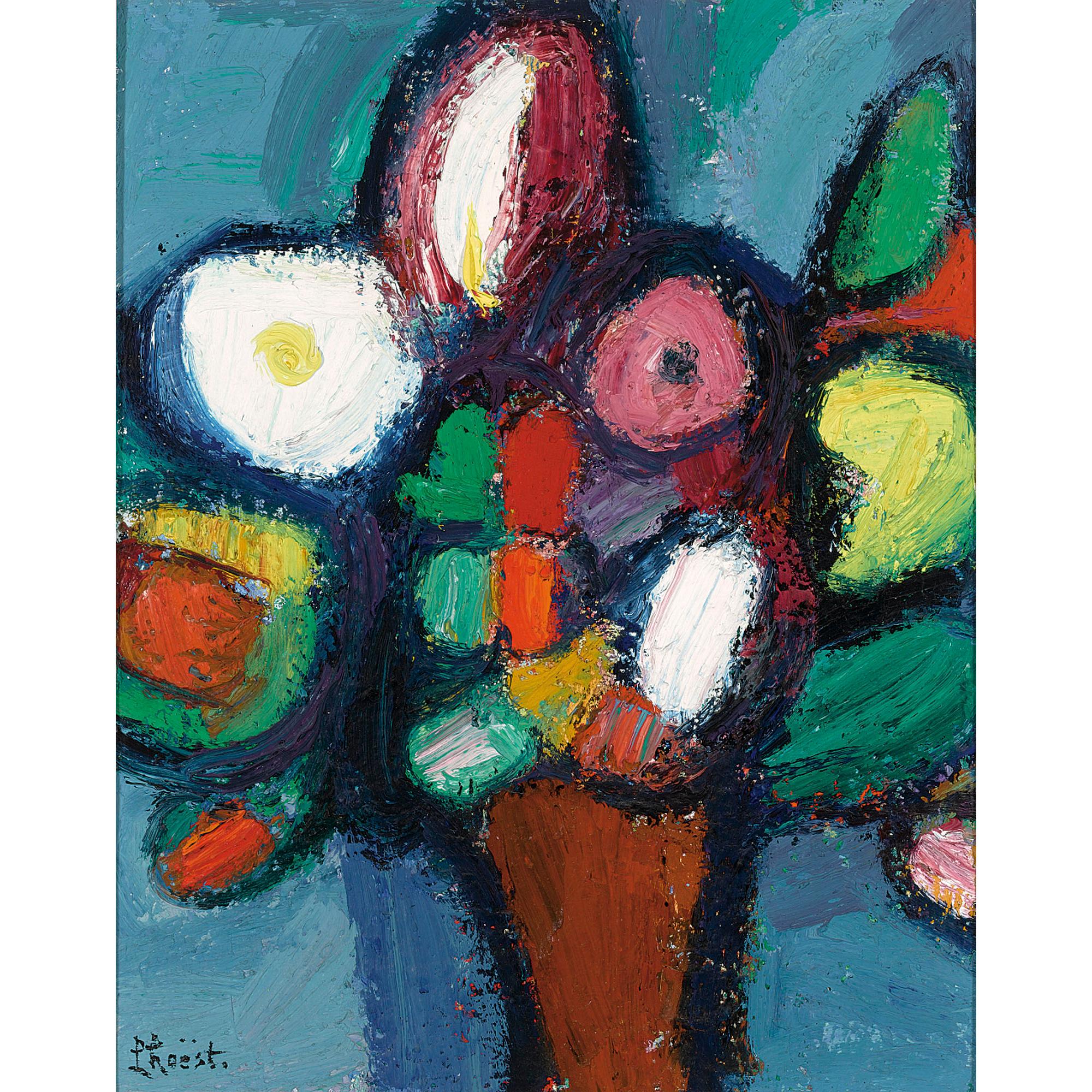 Engelbert l\'Hoëst - Dutch Flower Still Life