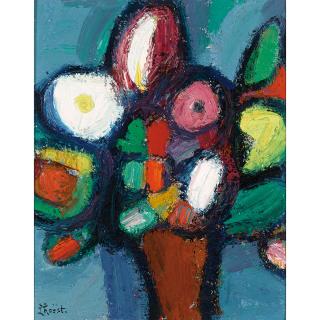 Engelbert l\'Hoëst - Dutch Flower Still Life